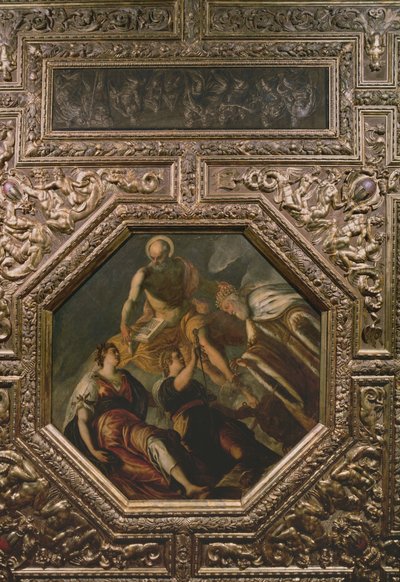 Doge G. Priuli Receiving Justice, 1567 by Tintoretto